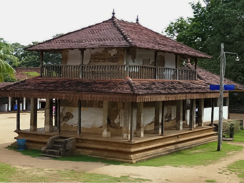 Sacred Buddhist temple in Dambadeniya